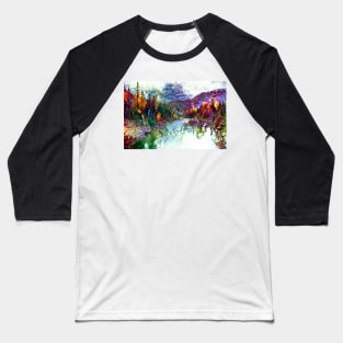 Autumn mountain landscape Baseball T-Shirt